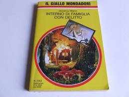 P149 Collana Il Giallo Mondadori, N.2352, Interno Di Famiglia Con Delitto, Mann, Giallo Poliziesco, Vintage - Thrillers