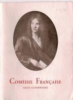 Programme/théatre/Comédie Française/ Salle Luxembourg/Paris/ 1947  PROG30 - Programme