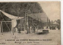 Aviation    Aviation   Manoeuvre Du Sud Ouest  Biplan Farman - ....-1914: Précurseurs