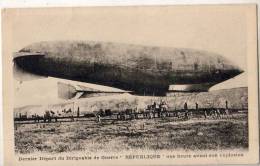 Aviation    Aérostation  Le Dirigeable République - Airships