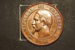 Monnaie, France, 10 Centimes Napoleon III 1856 K    TTB - 10 Centimes