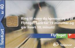 Norway, N154, Flytoget, Airplane, Train, 2 Scans. . - Norway