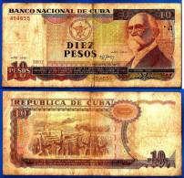 Cuba 10 Pesos 1991 Pesos Maximo Gomez Kuba Paypal Moneybookers OK - Cuba