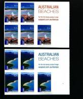 AUSTRALIA - 2010  AUSTRALIAN BEACHES TWO SELF-ADHESIVE SHEETLETS   MINT NH - Blocks & Sheetlets