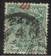 ITALY KINGDOM ITALIA REGNO 1924 SEGNATASSE PER VAGLIA 40 CENTESIMI VERDE MIRTO USED - Mandatsgebühr