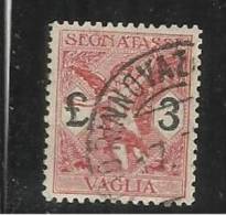 ITALY KINGDOM ITALIA REGNO 1924 SEGNATASSE PER VAGLIA LIRE 3 USED - Mandatsgebühr