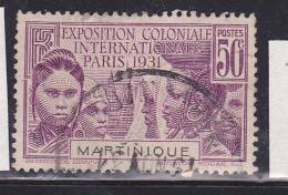 MARTINIQUE N°130 50C VIOLET EXPOSITION COLONIALE INTERNATIONALE PARIS 1931  OBL - Otros & Sin Clasificación