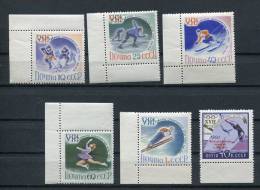 Russia/USSR Mi  2317-1,2369 MNH Olympic Games Overprint Marino-Riccione - Inverno1960: Squaw Valley