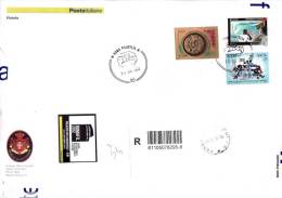 ITALIA ~ Storia Postale ~ Busta Del 2012 ~ Raccomandata - {2012 ~ Europa - 0,75 € • Litorale Marino - 2011-20: Poststempel