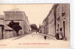Delcampe - Loué..animée..la Poste..l'Ecole Supérieure..rue Fariat - Loue