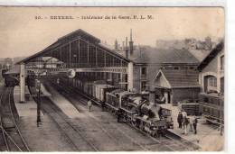 Nevers..animée..la Gare..train De Marchandises..chemin De Fer..locomotive à Vapeur - Nevers