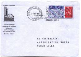 PAP Réponse Le Partenariat Oblitéré - N° Au Dos 06R515 - Prêts-à-poster:Answer/Lamouche