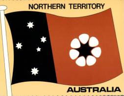 (750) Australia - NT - State Flag - Alice Springs