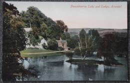 CPA ROYAUME UNI ANGLETERRE ARUNDEL SWANBOURNE LAKE AND LODGE Non Ecrite Superbe - Arundel