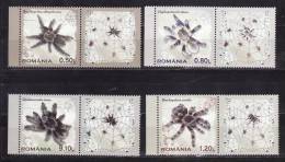 Roumanie 2010  Yv. No. 5409-12 Neufs** Avec   Vignette - Unused Stamps