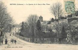 08  RETHEL LE QUARTIER DE LA GARE ET RUE THIERS - Rethel