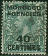 MOROCCO (BRITISH POST IN MORO)..1917..Michel # 114..used. - Bureaux Au Maroc / Tanger (...-1958)