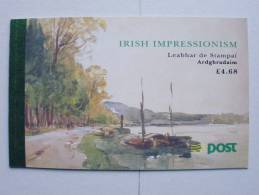 Irland 817/0 MH/booklet 21 **, MNH, Gemälde Irischer Impressionisten - Postzegelboekjes