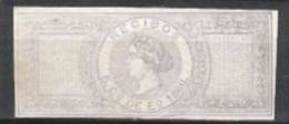 684-SPAIN REVENUE FISCAL ISABEL II 1866 RECIBOS GRAN SELLO 5 CENTIMOS DE ESCUDO - Fiscales