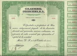 CIA GENERAL FINANCIERA .S.A . 1935 - Banco & Caja De Ahorros