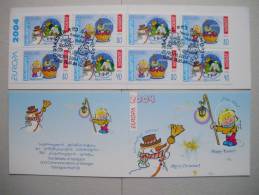 Georgien 456/7 MH Booklet Oo Used, EUROPA/CEPT 2004 Ferien - Géorgie