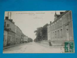 18) Les Aix-d'angillon - Route De Bourges - ( La Justice De Paix ) Année 1909 - EDIT - E.M - Les Aix-d'Angillon