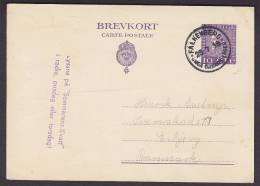 ## Sweden Postal Stationery Ganzsache Entier FALKENBERG Unga Örnars Läger 1939 Scouts Pfadfinder (2 Scans) - Postal Stationery