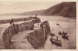 CLOVELLY / PASSENGERS LANDING STAGE AT QUAY - Clovelly