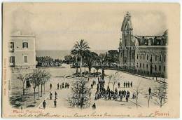 CARTOLINA PIAZZA PLEBISCITO TRANI PUGLIA - Trani