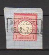 ALLEMAGNE     Oblitéré Sur Fragment   Y. Et T.  N° 16     Cote: 6,00 Euros - Used Stamps