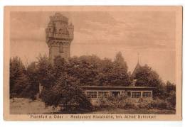 RAR Frankfurt A. Oder - Restaurant Kleisthöhe 1926 - Frankfurt A. D. Oder