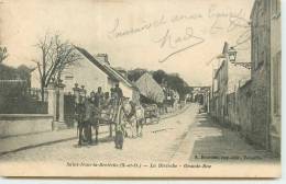 DEP 78 SAINT NOM LA BRETECHE SUPERBE LA BRETECHE GRANDE RUE AVEC TOMBEREAU FAMILLE NOMADE ? - St. Nom La Breteche