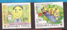 2006X  366-67A  BOSNIA REPUBLIKA SRPSKA EUROPA CEPT 2006  INTEGRAZIONE CHILDREN MNH - 2006