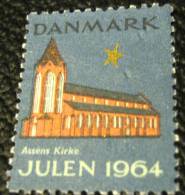 Denmark 1964 Christmas Assen Church - Mint - Unused Stamps