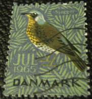 Denmark 1965 Vignette Christmas Bird- Used - Unused Stamps