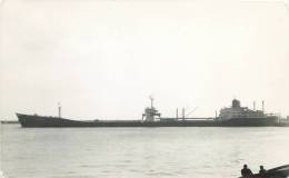 CARTE PHOTO : ACRADINA CHALUTIER PETROLIER PENICHE  BATEAU BOAT ITALIE ITALIA - Tanker