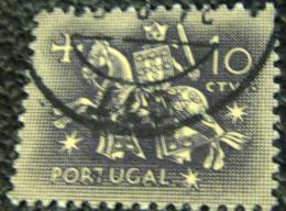 Portugal 1953 Medieval Knight 10c - Used - Usati