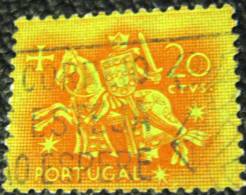 Portugal 1953 Medieval Knight 20c - Used - Gebraucht
