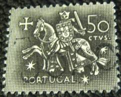Portugal 1953 Medieval Knight 50c - Used - Usati
