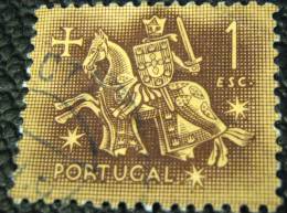 Portugal 1953 Medieval Knight 1e - Used - Usati