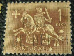 Portugal 1953 Medieval Knight 1e - Used - Used Stamps