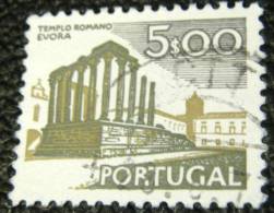 Portugal 1974 Evora Roman Temple 5e - Used - Oblitérés