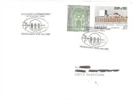 SPAIN. POSMARK LATIN AMERICAN CONGRESS OF PULP AND PAPER. TORREMOLINOS 1992 - Frankeermachines (EMA)