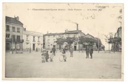42 - Chazelles-sur-Lyon - Place De La Poterne (Loire)  - édit; B.F. N° 2 -TB (voir 2 Scans) - Other & Unclassified