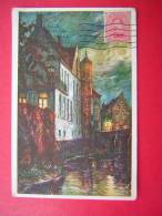 CPA  BELGIQUE DIKSMUIDE  DIXMUDE L´YSER   THE YSER   GEVE EDITION D´ART  VOYAGEE 1922  TIMBRE - Diksmuide