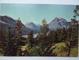 Carte Postale Mountains In Glacier National Park Montana 1973 - NO21 - Autres & Non Classés