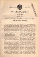 Original Patentschrift -B. Michatz In Schoppinitz / Szopienice ,1901, Maschine Für Massenartikeln Schlesien , Kattowitz - Machines