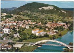 BAUME-les-DAMES  (Doubs)  -  Vue  Aérienne.  Le  Pont  Sur  Le  Doubs  Et  Vue  Sur  COUR. - Baume Les Dames