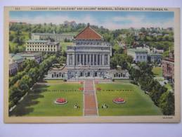 Carte Postale Allegheny County Soldiers' And Sailors' Memorial Schenley District Pittsburgh - NO21 - Pittsburgh