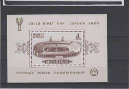 Football - Mongolie - Yvert Bloc 11 ** - MNHstade De Foot - 1966 – Engeland